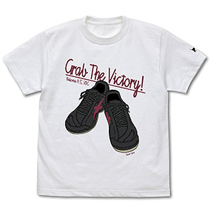 ハイキュー！！ TO THE TOP 黒尾鉄朗シューズ Tシャツ/WHITE-L