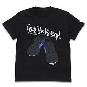 ハイキュー！！ TO THE TOP 宮侑シューズ Tシャツ/BLACK-L