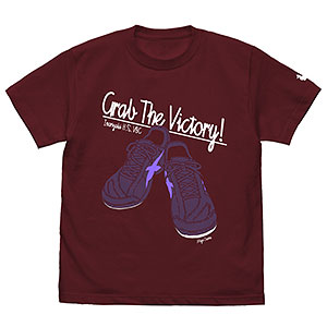 ハイキュー！！ TO THE TOP 宮治シューズ Tシャツ/BURGUNDY-S