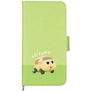 PUI PUI モルカー 汎用手帳型スマートフォンカバー(M+) シロモ