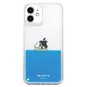 ピーナッツ iPhone 12 mini 対応 ぷかぷかウォーターケース スヌーピー
