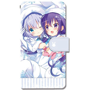 ご注文はうさぎですか？ BLOOM ブックスタイルスマホケース Lサイズ デザイン02(チノ＆リゼ)