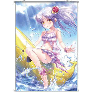 Angelbeatsu旅する天使ちゃんドイツ編、タペストリー、未使用 白う