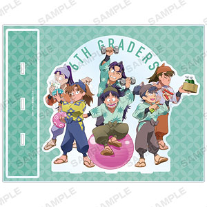 忍たま乱太郎 描き下ろしイラスト 6年生集合 みんなで商いver. BIGアクリルスタンド