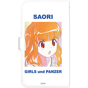 ガールズ＆パンツァー 最終章 武部沙織 Ani-Art clear label 手帳型スマホケース Lサイズ
