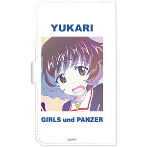 ガールズ＆パンツァー 最終章 秋山優花里 Ani-Art clear label 手帳型スマホケース Lサイズ