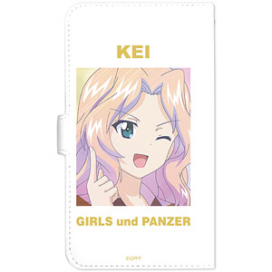 ガールズ＆パンツァー 最終章 ケイ Ani-Art clear label 手帳型スマホケース Lサイズ
