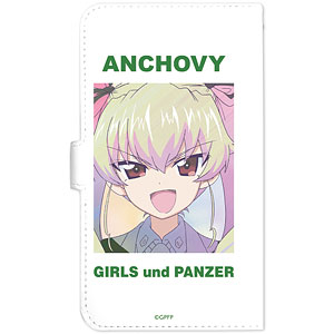 ガールズ＆パンツァー 最終章 アンチョビ Ani-Art clear label 手帳型スマホケース Lサイズ