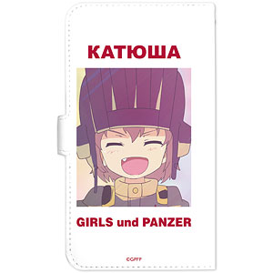 ガールズ＆パンツァー 最終章 カチューシャ Ani-Art clear label 手帳型スマホケース Lサイズ