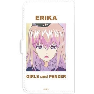 ガールズ＆パンツァー 最終章 逸見エリカ Ani-Art clear label 手帳型スマホケース Lサイズ