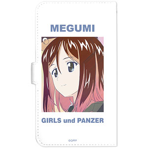 ガールズ＆パンツァー 最終章 メグミ Ani-Art clear label 手帳型スマホケース Lサイズ
