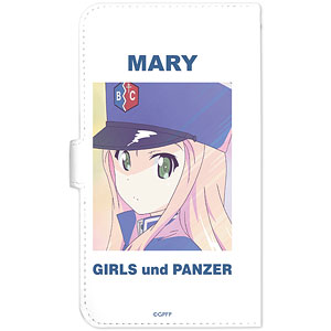 ガールズ＆パンツァー 最終章 マリー Ani-Art clear label 手帳型スマホケース Lサイズ