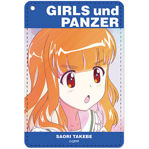 ガールズ＆パンツァー 最終章 武部沙織 Ani-Art clear label 1ポケットパスケース