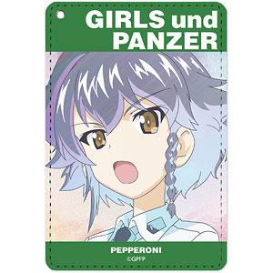 ガールズ＆パンツァー 最終章 ペパロニ Ani-Art clear label 1ポケットパスケース