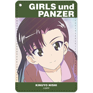 ガールズ＆パンツァー 最終章 西絹代 Ani-Art clear label 1ポケットパスケース