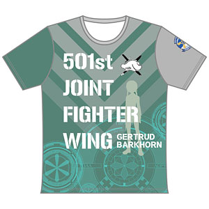 ストライクウィッチーズ ROAD to BERLIN ツーリングTシャツ ゲルトルート・バルクホルンVer. (M)