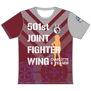 ストライクウィッチーズ ROAD to BERLIN ツーリングTシャツ シャーロット・E・イェーガーVer. (L)