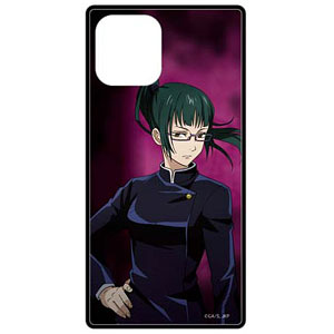 呪術廻戦 iPhone 12mini 対応 スクエアガラスケース 禪院真希