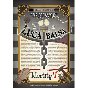 第五人格 ChaLabel ステッカー マルチクロス ポストマン Identity V