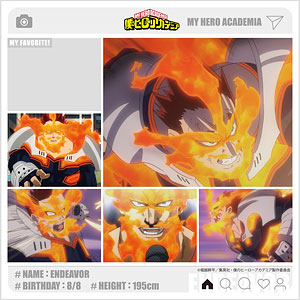 僕のヒーローアカデミア いんすたスタンドVer.3 エンデヴァー