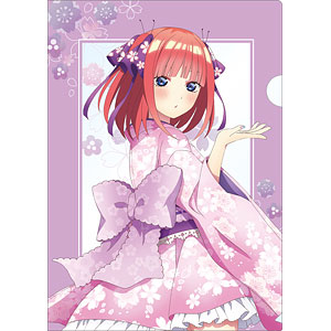 TVアニメ『五等分の花嫁∬』 描き下ろしイラスト 二乃 桜和装ver. クリアファイル
