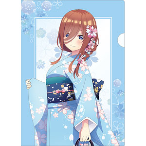 TVアニメ『五等分の花嫁∬』 描き下ろしイラスト 三玖 桜和装ver. クリアファイル