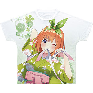 TVアニメ『五等分の花嫁∬』 描き下ろしイラスト 四葉 桜和装ver. フルグラフィックTシャツ ユニセックス S