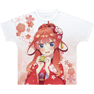 TVアニメ『五等分の花嫁∬』 描き下ろしイラスト 五月 桜和装ver. フルグラフィックTシャツ ユニセックス XL