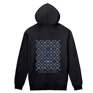 忍たま乱太郎 5年生 バックプリントジップパーカー レディース XL