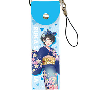 ビッグレザーストラップ「彼女、お借りします」03/更科瑠夏 着物ver.