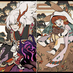 【限定販売】陰陽師本格幻想RPG 花札シリーズ 月牌（マンスリーカード） 一月松 睦月パック