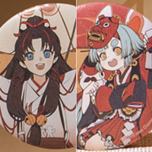 限定販売】陰陽師本格幻想RPG 花札シリーズ 缶バッジセット 五月