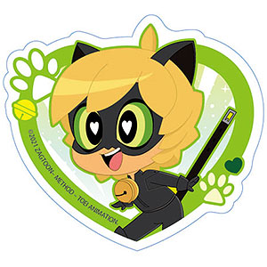 ミラキュラス レディバグ＆シャノワール アクリルバッジ CHIBIシャノワールB