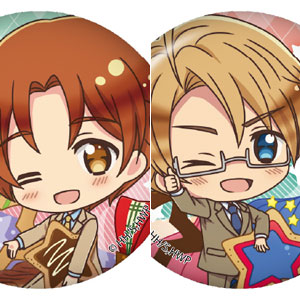 アニメ「ヘタリアWorld★Stars」 トレーディング缶バッジ〈きゃらどるちぇ 〉 8個入りBOX