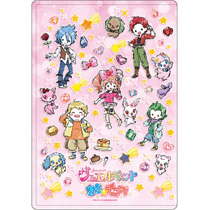 664 シーグラス アート工作キットラブラブわんこ♡＆小鳥ちゃん珊瑚