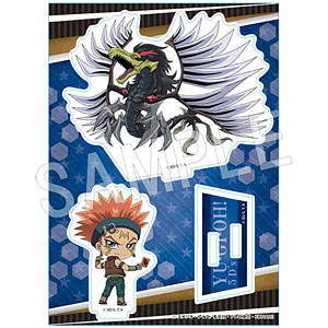 遊☆戯☆王シリーズ アクリルフィギュアスタンド 2020 Winter fair ver. クロウ・ホーガン＆ブラックフェザー・ドラゴン