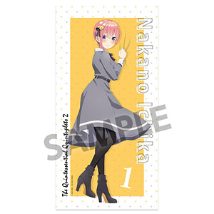 五等分の花嫁∬ 描き下ろしマイクロファイバーバスタオル 中野一花 クラシカル ver.
