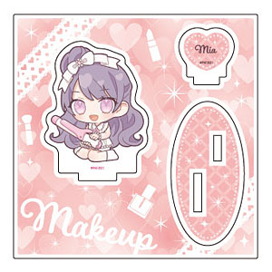 アクリルフィギュアプレート「プリティーオールフレンズ」16/メイクアップver. みあ(フォトきゃら)
