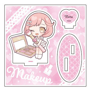 アクリルフィギュアプレート「プリティーオールフレンズ」17/メイクアップver. なる(フォトきゃら)