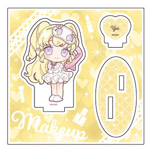 アクリルフィギュアプレート「プリティーオールフレンズ」20/メイクアップver. ゆい(フォトきゃら)