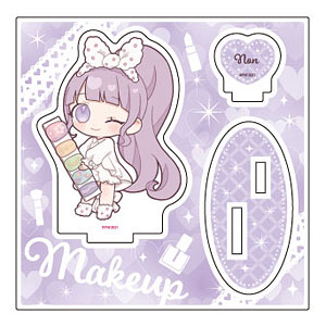 アクリルフィギュアプレート「プリティーオールフレンズ」21/メイクアップver. のん(フォトきゃら)
