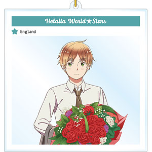 アニメ「ヘタリア World★Stars」 イギリス フォトフレーム風BIGアクリルキーホルダー