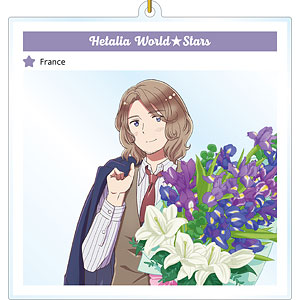 アニメ「ヘタリア World★Stars」 フランス フォトフレーム風BIGアクリルキーホルダー