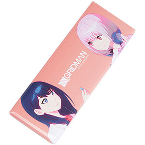 SSSS.GRIDMAN イリヤ・クブシノブ描き下ろし ロング缶バッジ(六花＆アカネ)