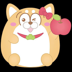 松犬×サンリオキャラクターズ ぬいぐるみ しばいぬ