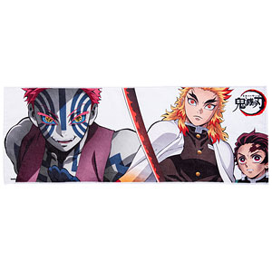 鬼滅の刃 ポートレイトフェイスタオル 炭治郎＆煉獄VS猗窩座