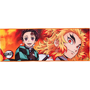 鬼滅の刃 ポートレイトフェイスタオル 炭治郎＆煉獄
