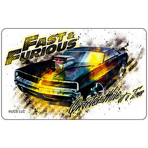 『ワイルド・スピード』 ICカードステッカー H(FAST＆FURIOUS ロゴストライプ)