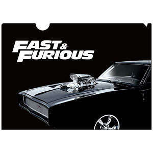 ワイルド・スピード』 A4クリアファイル B(FAST＆FURIOUS ブルー