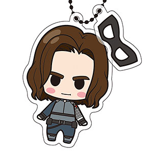 『マーベル』 クロスバディーズ ちらっとフェイスキーホルダー バッキー・バーンズ(ウィンター・ソルジャー)